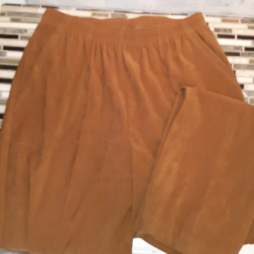 Vintage Nikki brown faux suede pants